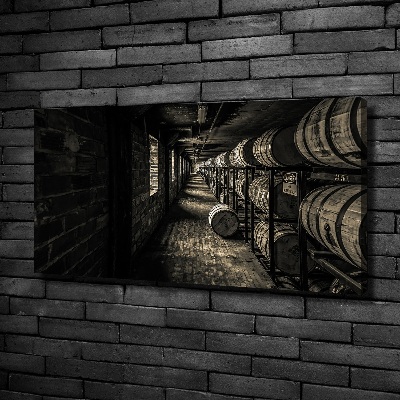 Foto en lienzo con acabado profesional horizontal Barriles de bourbon