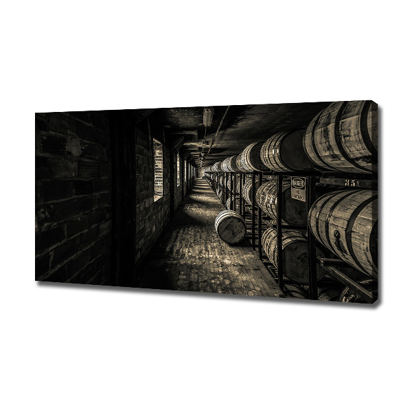 Foto en lienzo con acabado profesional horizontal Barriles de bourbon
