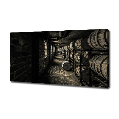 Foto en lienzo con acabado profesional horizontal Barriles de bourbon