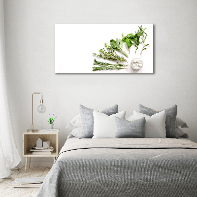 Foto en lienzo con acabado profesional horizontal Hierbas