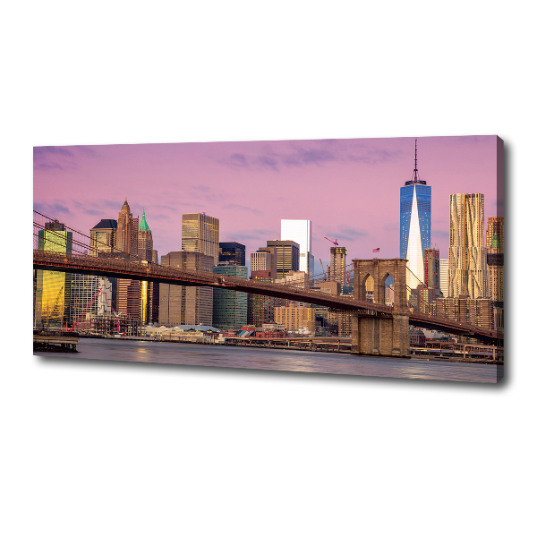 Fotocuadro en lienzo de alta calidad horizontal Manhattan Nueva York