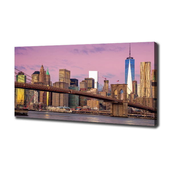 Fotocuadro en lienzo de alta calidad horizontal Manhattan Nueva York