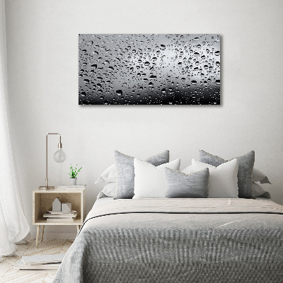 Fotocuadro en lienzo de alta calidad horizontal Gotas de agua
