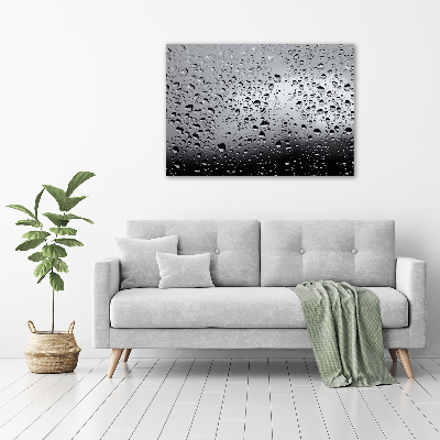 Fotocuadro en lienzo de alta calidad horizontal Gotas de agua
