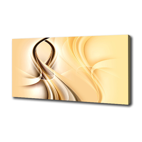 Cuadro canvas con impresión uv duradera horizontal Ondas abstractas