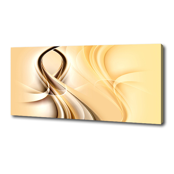 Cuadro canvas con impresión uv duradera horizontal Ondas abstractas