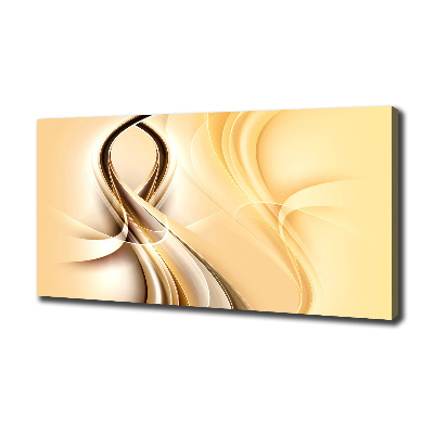 Cuadro canvas con impresión uv duradera horizontal Ondas abstractas