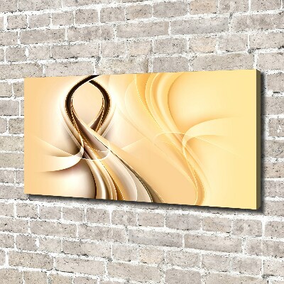 Cuadro canvas con impresión uv duradera horizontal Ondas abstractas