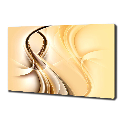 Cuadro canvas con impresión uv duradera horizontal Ondas abstractas