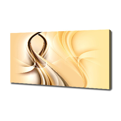 Cuadro canvas con impresión uv duradera horizontal Ondas abstractas