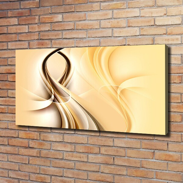 Cuadro canvas con impresión uv duradera horizontal Ondas abstractas