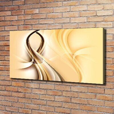 Cuadro canvas con impresión uv duradera horizontal Ondas abstractas