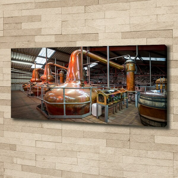 Cuadro canvas con impresión uv duradera horizontal Cervecería