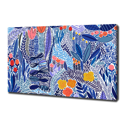 Foto obraz na płótnie Kwiecisty wzór