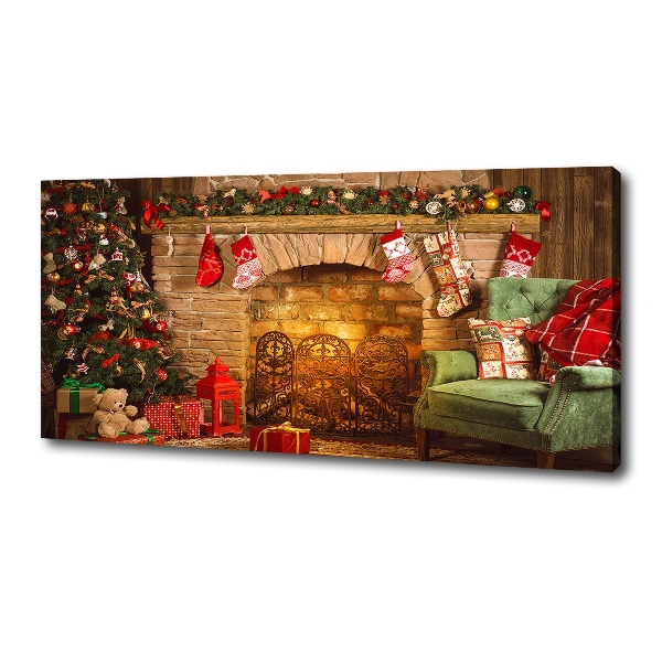 Fotocuadro en lienzo de alta calidad horizontal decoraciones navideñas