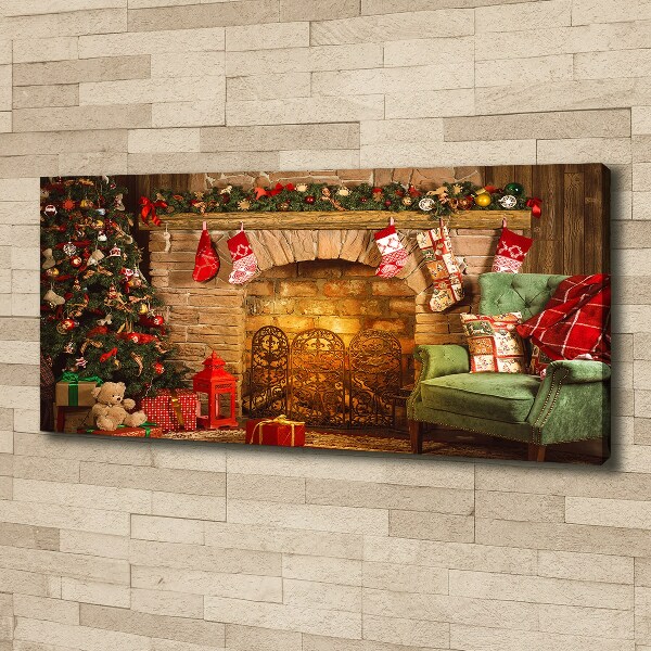 Fotocuadro en lienzo de alta calidad horizontal decoraciones navideñas