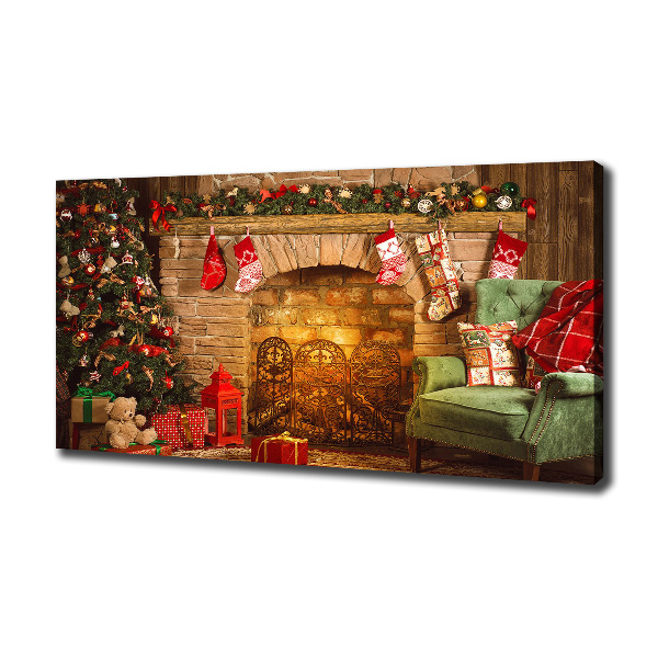 Fotocuadro en lienzo de alta calidad horizontal decoraciones navideñas