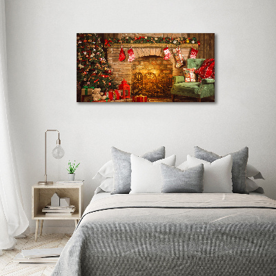 Fotocuadro en lienzo de alta calidad horizontal decoraciones navideñas