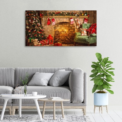Fotocuadro en lienzo de alta calidad horizontal decoraciones navideñas