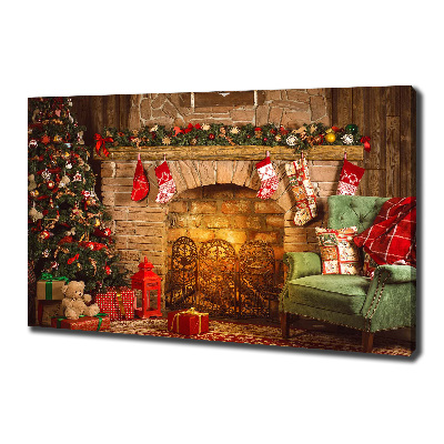 Fotocuadro en lienzo de alta calidad horizontal decoraciones navideñas