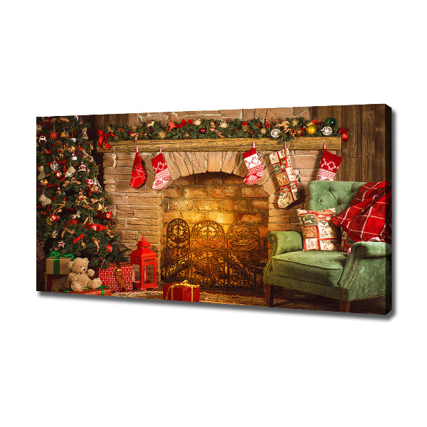 Fotocuadro en lienzo de alta calidad horizontal decoraciones navideñas