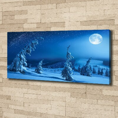 Foto en lienzo con acabado profesional horizontal Luz de la luna