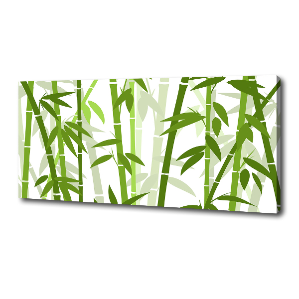 Cuadro canvas moderno de gran formato horizontal Bambú