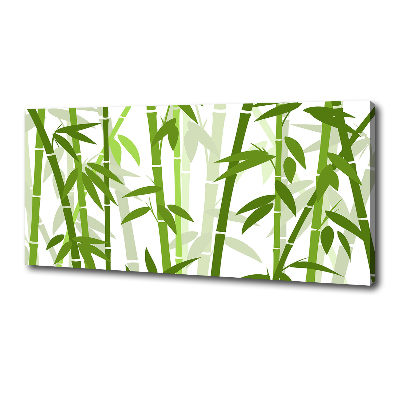 Cuadro canvas moderno de gran formato horizontal Bambú