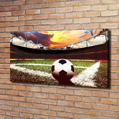 Foto en lienzo con acabado profesional horizontal Pelota en el estadio