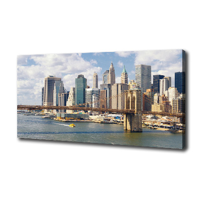 Cuadro canvas con impresión uv duradera horizontal Manhattan Nueva York