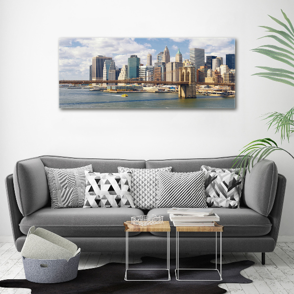Cuadro canvas con impresión uv duradera horizontal Manhattan Nueva York