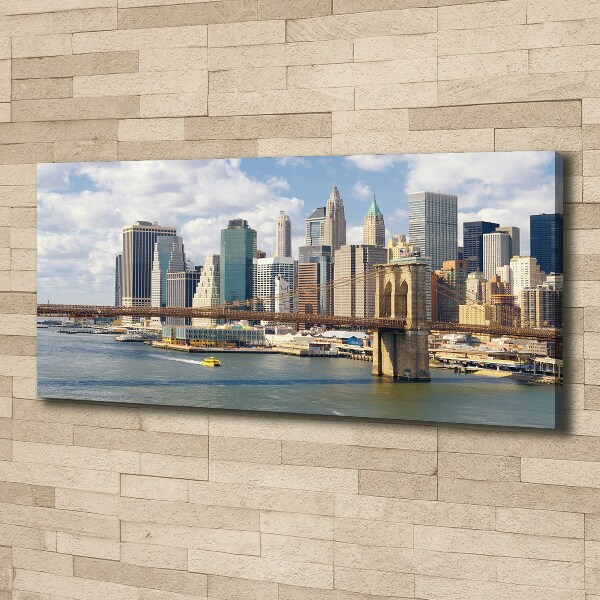 Cuadro canvas con impresión uv duradera horizontal Manhattan Nueva York