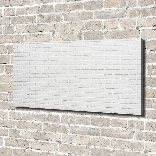 Foto en lienzo con acabado profesional horizontal pared de ladrillos