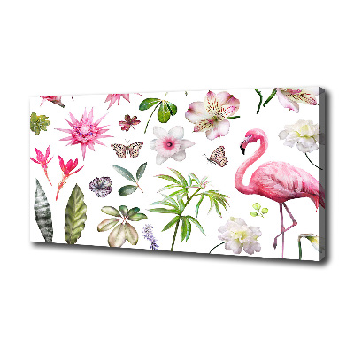 Cuadro canvas moderno de gran formato horizontal Colección tropical