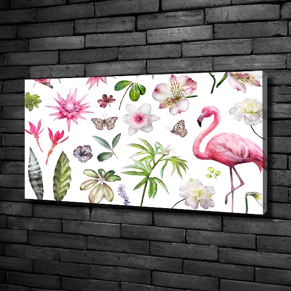 Cuadro canvas moderno de gran formato horizontal Colección tropical