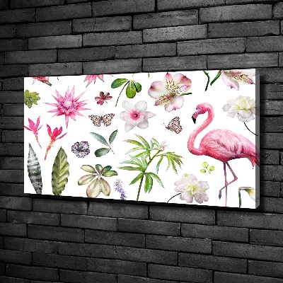 Cuadro canvas moderno de gran formato horizontal Colección tropical