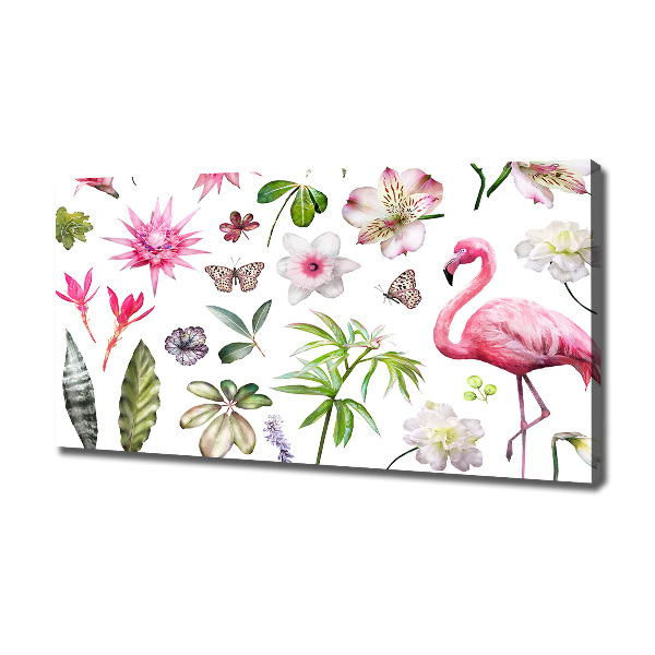 Cuadro canvas moderno de gran formato horizontal Colección tropical