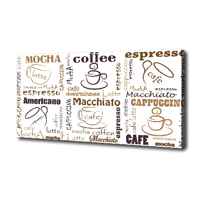 Foto en lienzo con acabado profesional horizontal Hora del café