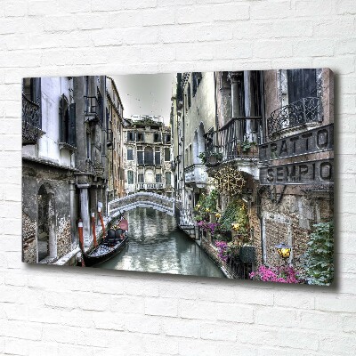 Foto en lienzo con acabado profesional horizontal Venecia, Italia