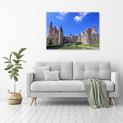 Fotocuadro en lienzo de alta calidad horizontal Castillo de Moszna, Polonia