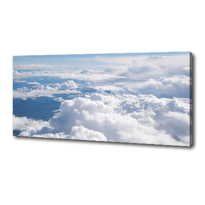 Fotocuadro en lienzo de alta calidad horizontal Vista desde el avión