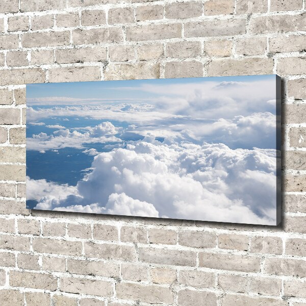 Fotocuadro en lienzo de alta calidad horizontal Vista desde el avión