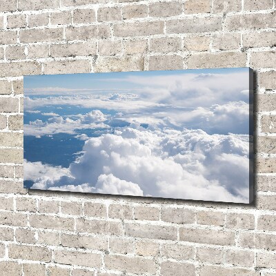 Fotocuadro en lienzo de alta calidad horizontal Vista desde el avión