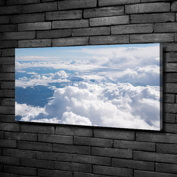 Fotocuadro en lienzo de alta calidad horizontal Vista desde el avión