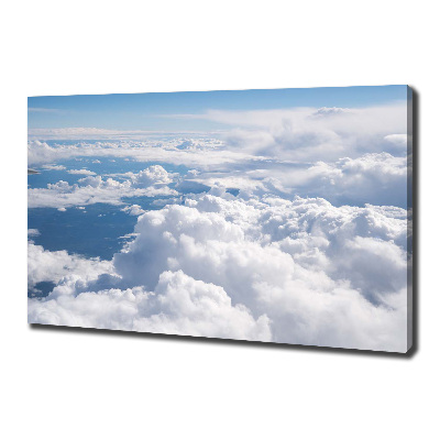 Fotocuadro en lienzo de alta calidad horizontal Vista desde el avión