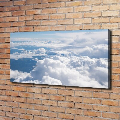Fotocuadro en lienzo de alta calidad horizontal Vista desde el avión