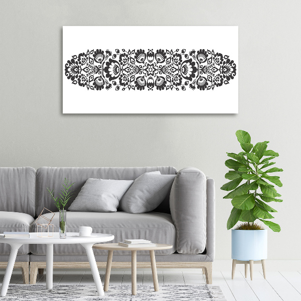 Foto obraz na płótnie Ludowe kwiaty