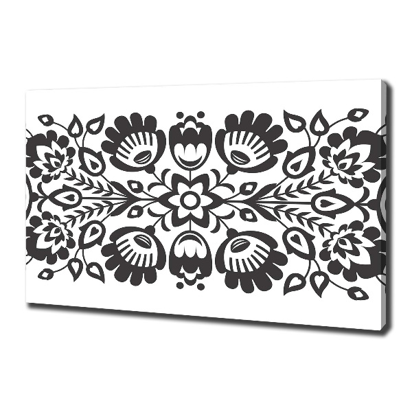 Cuadro canvas con impresión uv duradera horizontal Flores populares