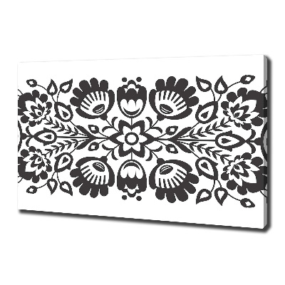Cuadro canvas con impresión uv duradera horizontal Flores populares