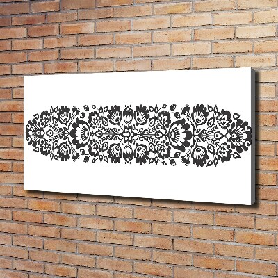 Cuadro canvas con impresión uv duradera horizontal Flores populares